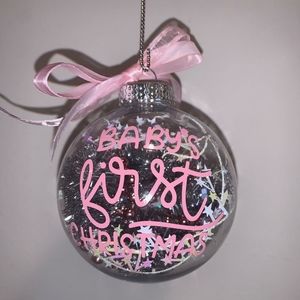 Baby first christmas Bulbs